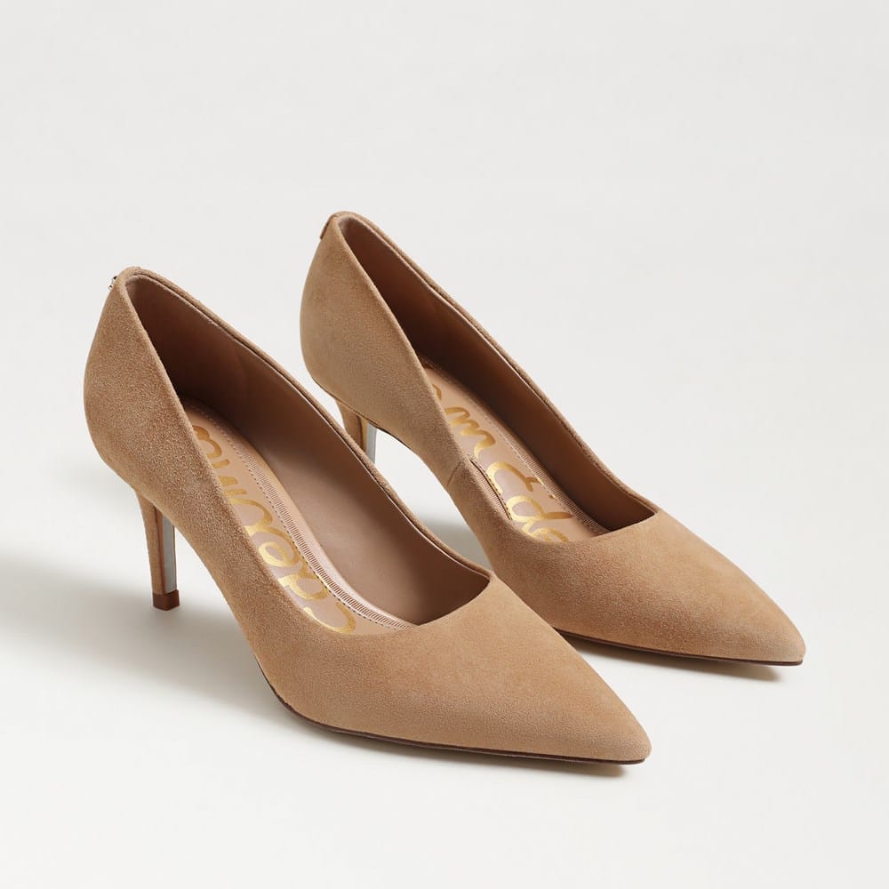 Sam Edelman Vienna Pointed Toe Pump in black leather - a quality alternative to Aldo shoes