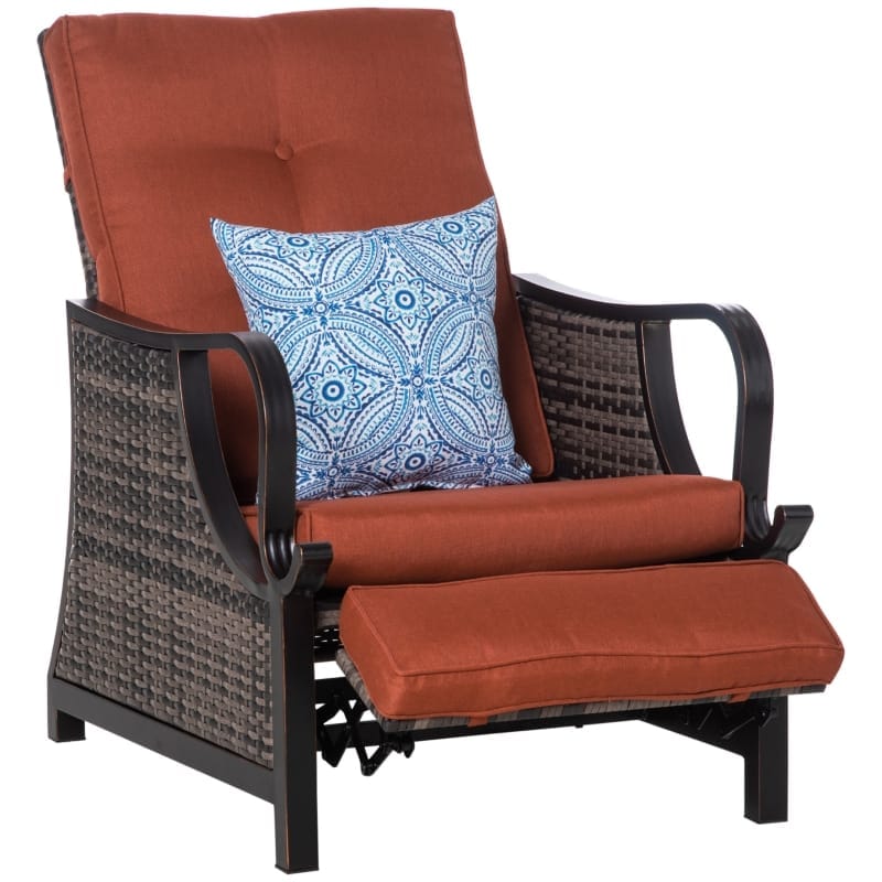 Outsunny outdoor patio rattan furniture set - Aosom garden furniture brand