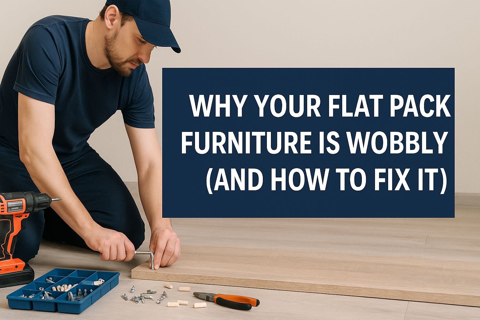 Flat pack furniture assembly challenges โ a common frustration for budget furniture buyers
