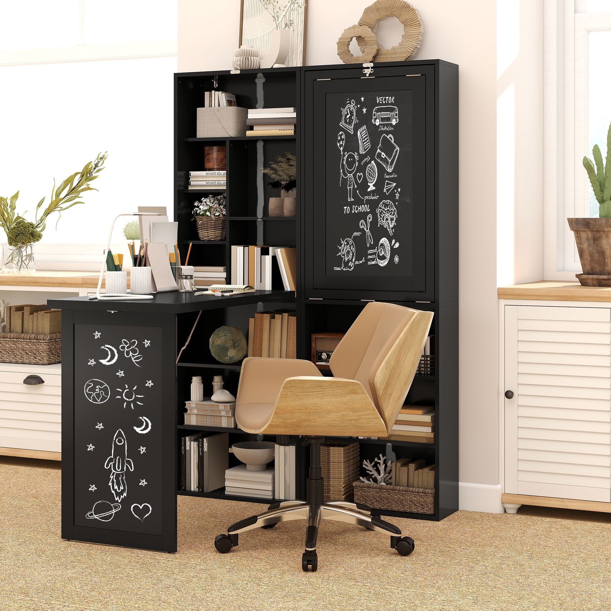 HOMCOM foldable office desk โ an example of Aosom's in-house brand furniture