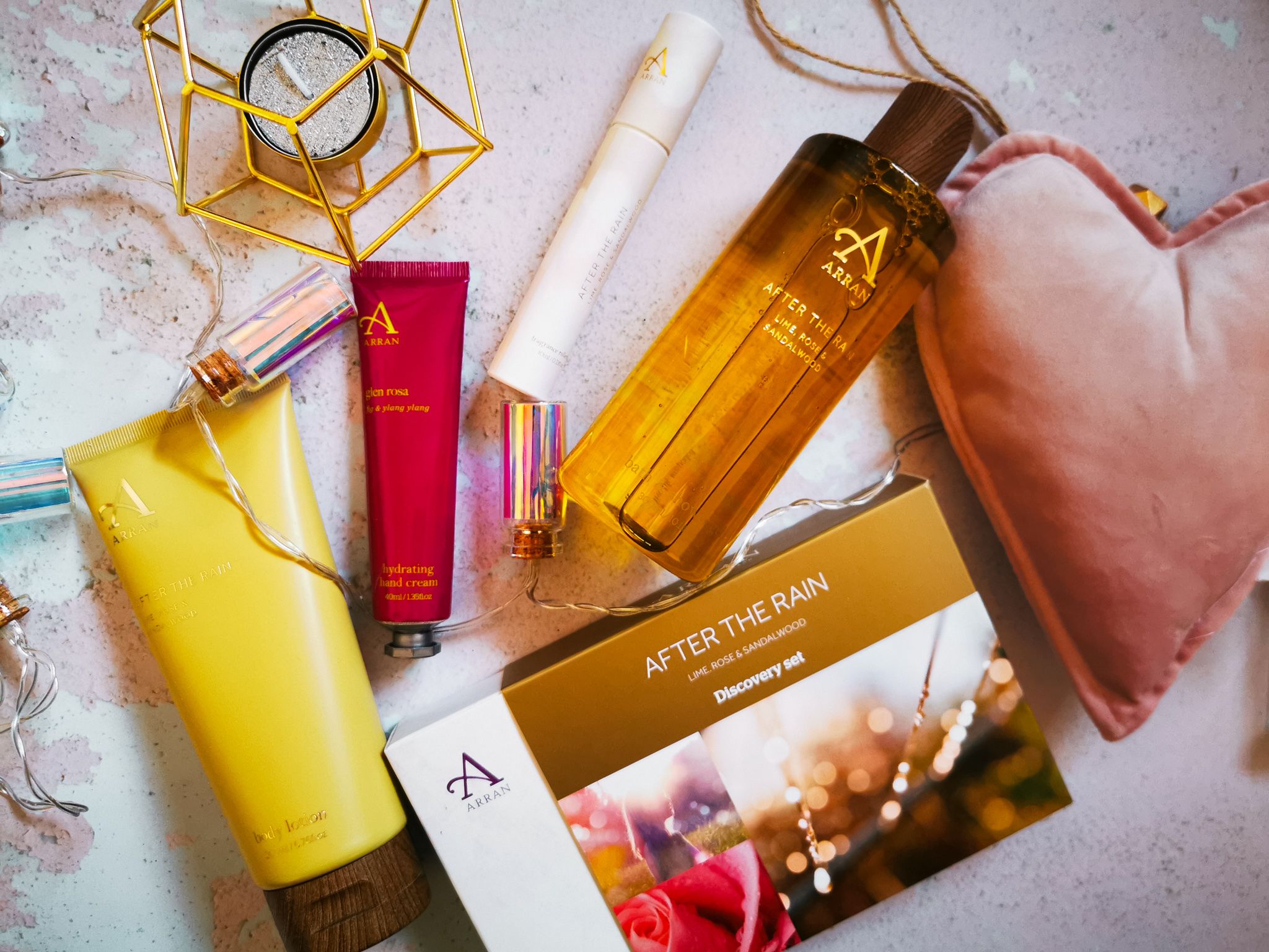Arran Sense of Scotland product collection and packaging