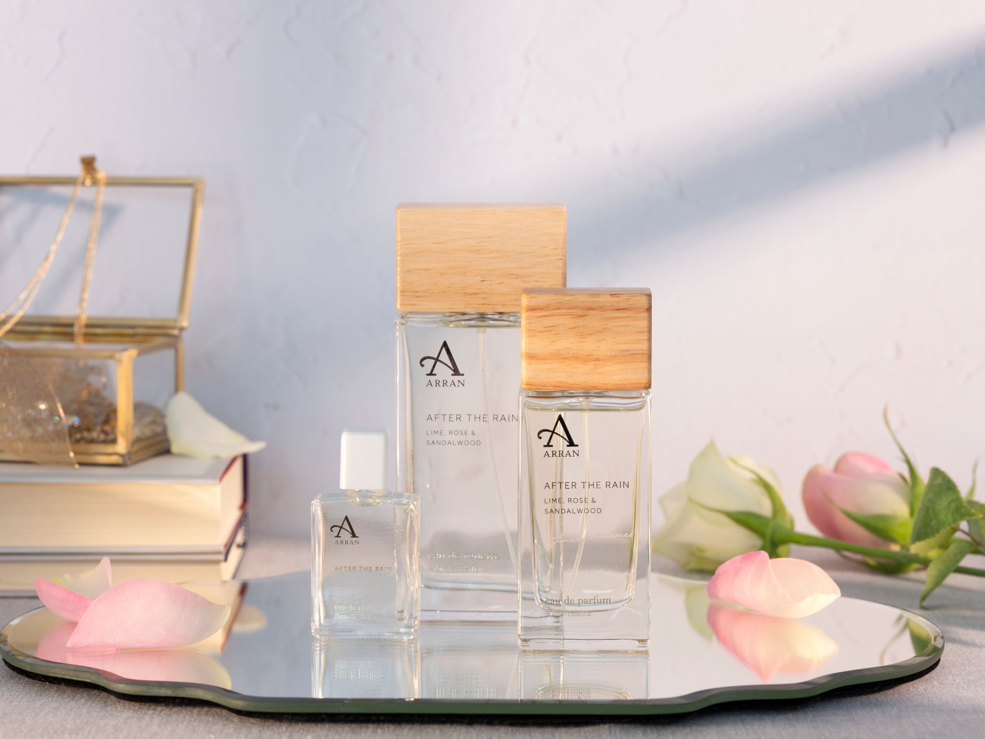 Arran Sense of Scotland After the Rain fragrance product photography