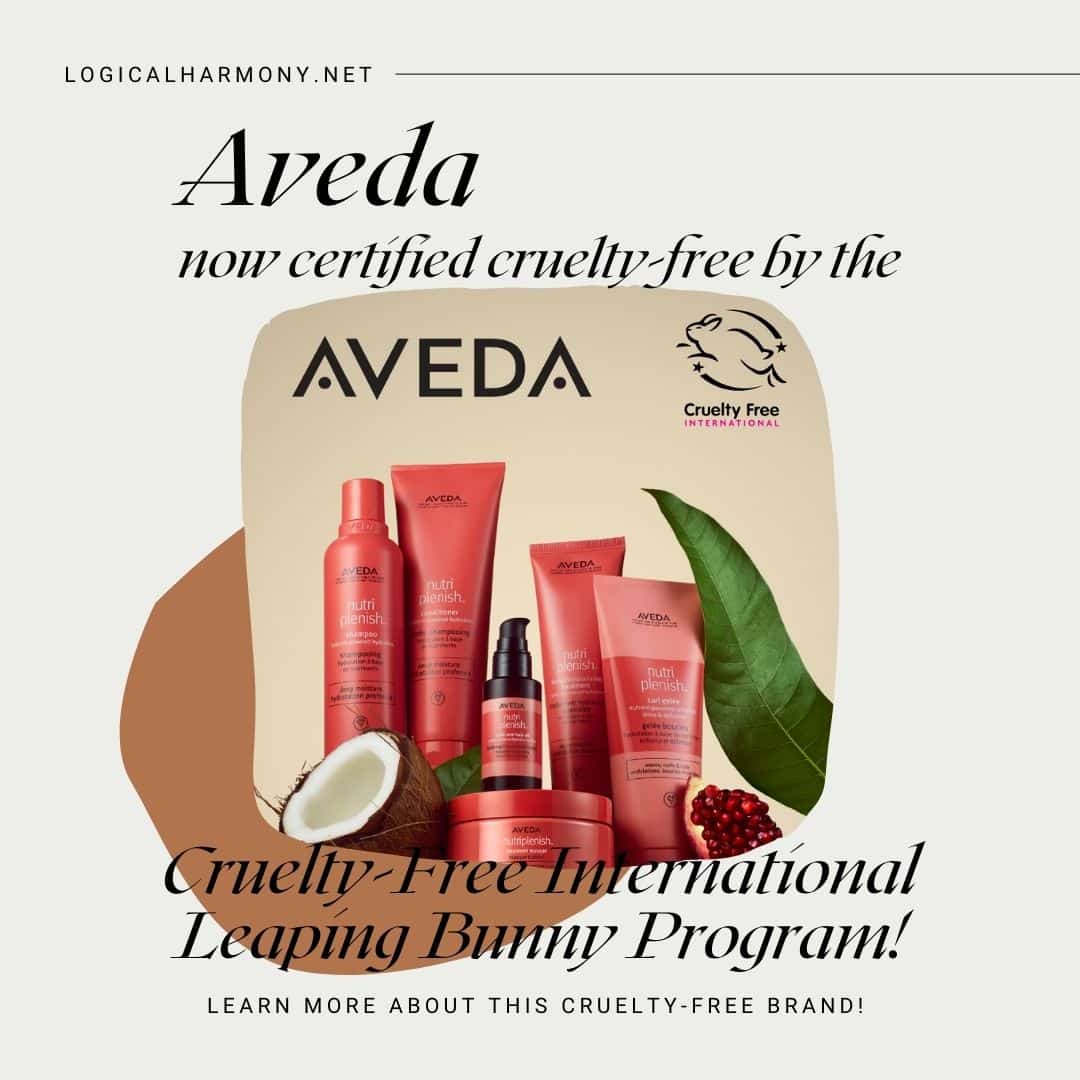 Aveda certified cruelty-free by Cruelty-Free International Leaping Bunny Program