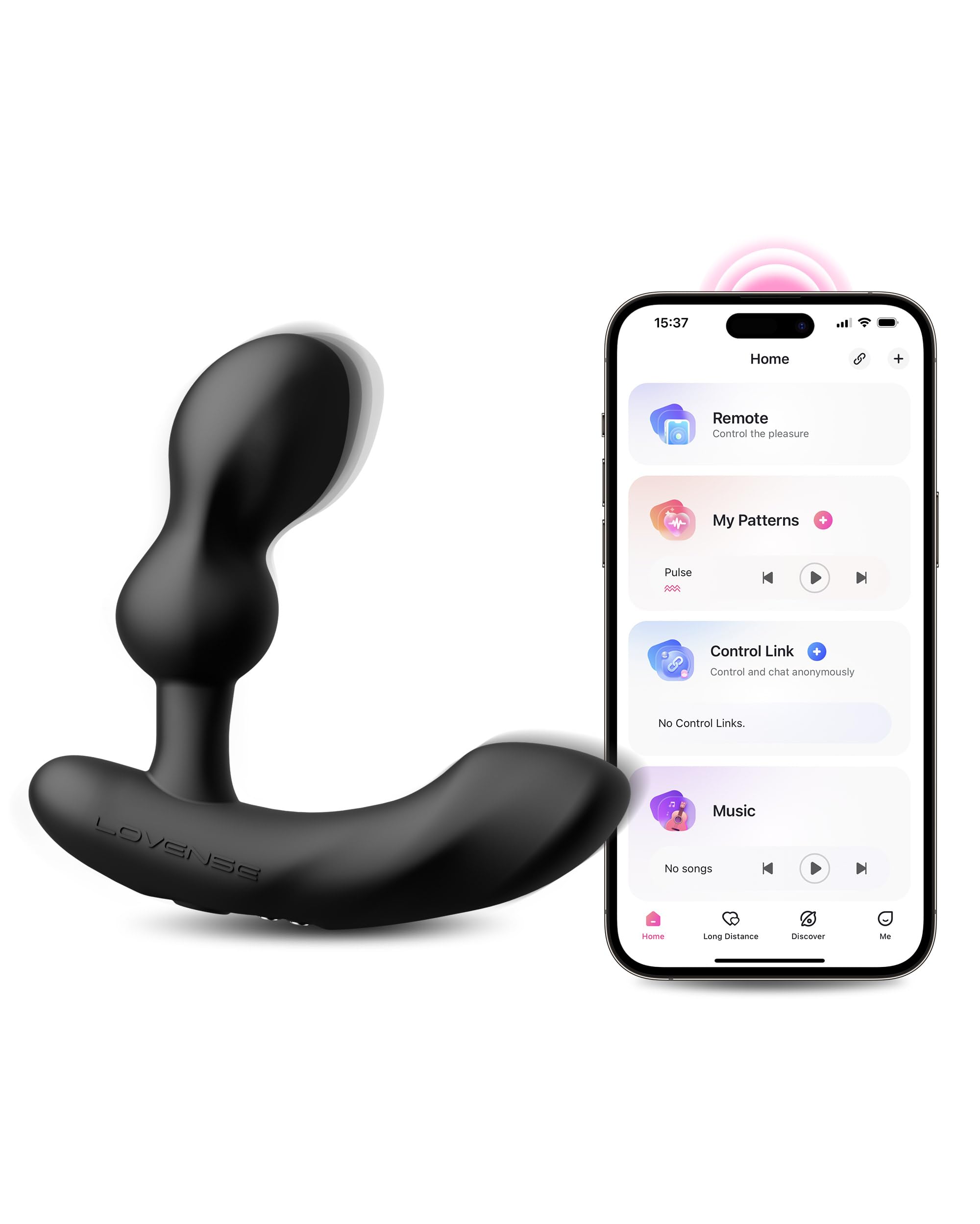 Lovense Edge 2 prostate massager vibrating butt plug product image