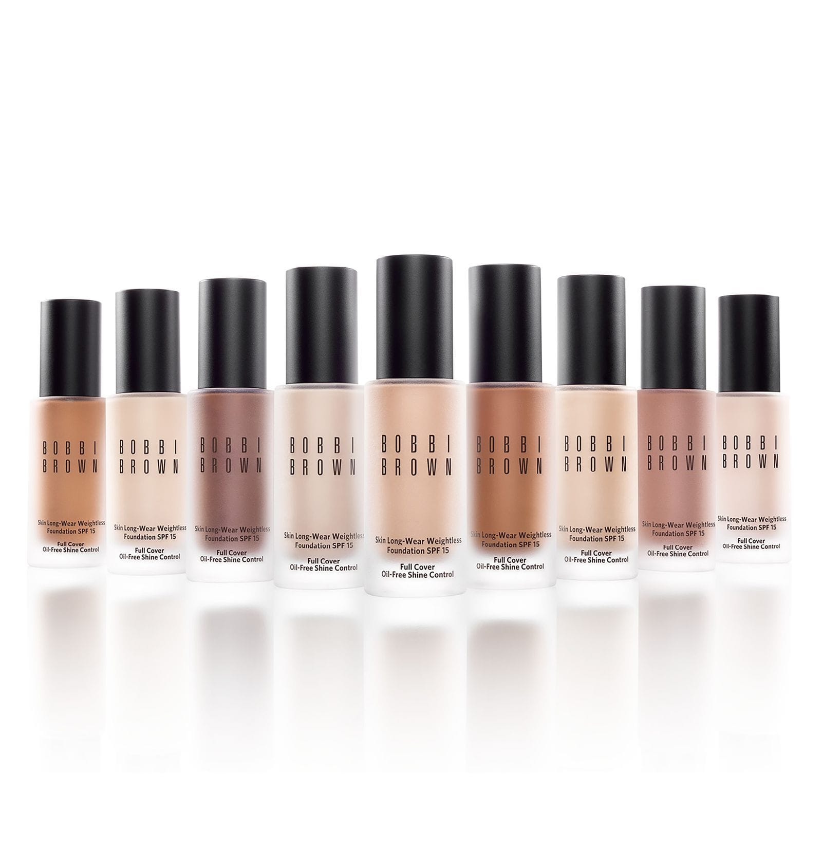 Bobbi Brown Skin Long-Wear Weightless Foundation product lineup