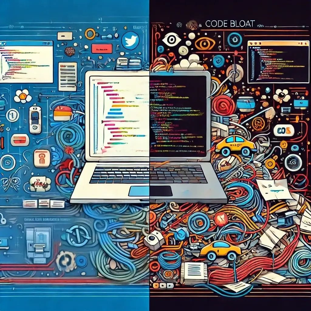 Bloated code impacts website performance and digital marketing efforts
