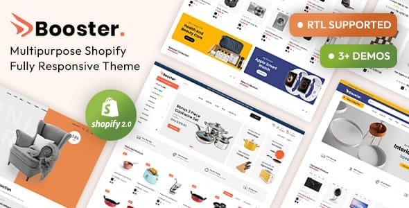 Booster Theme Shopify multipurpose theme overview