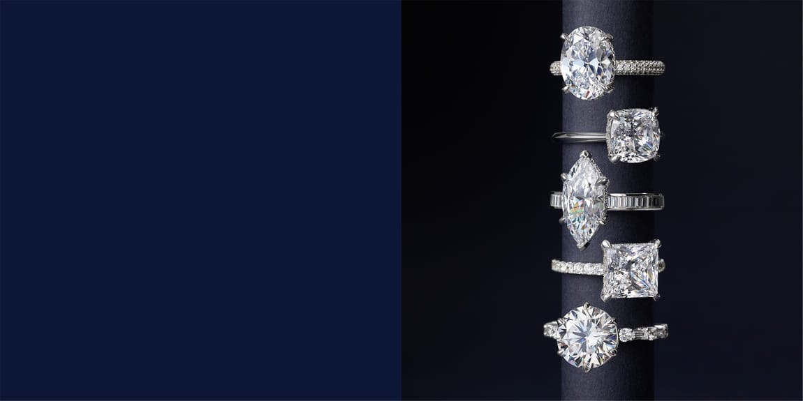Blue Nile diamond jewelry online store homepage