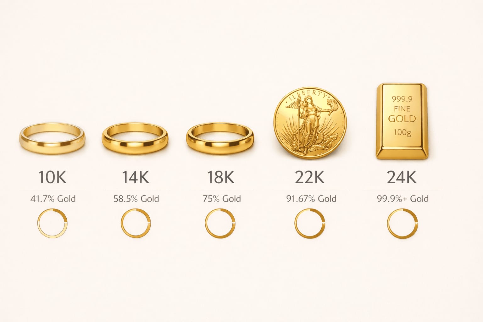 Gold purity explained - what investors need to know about different gold karat levels