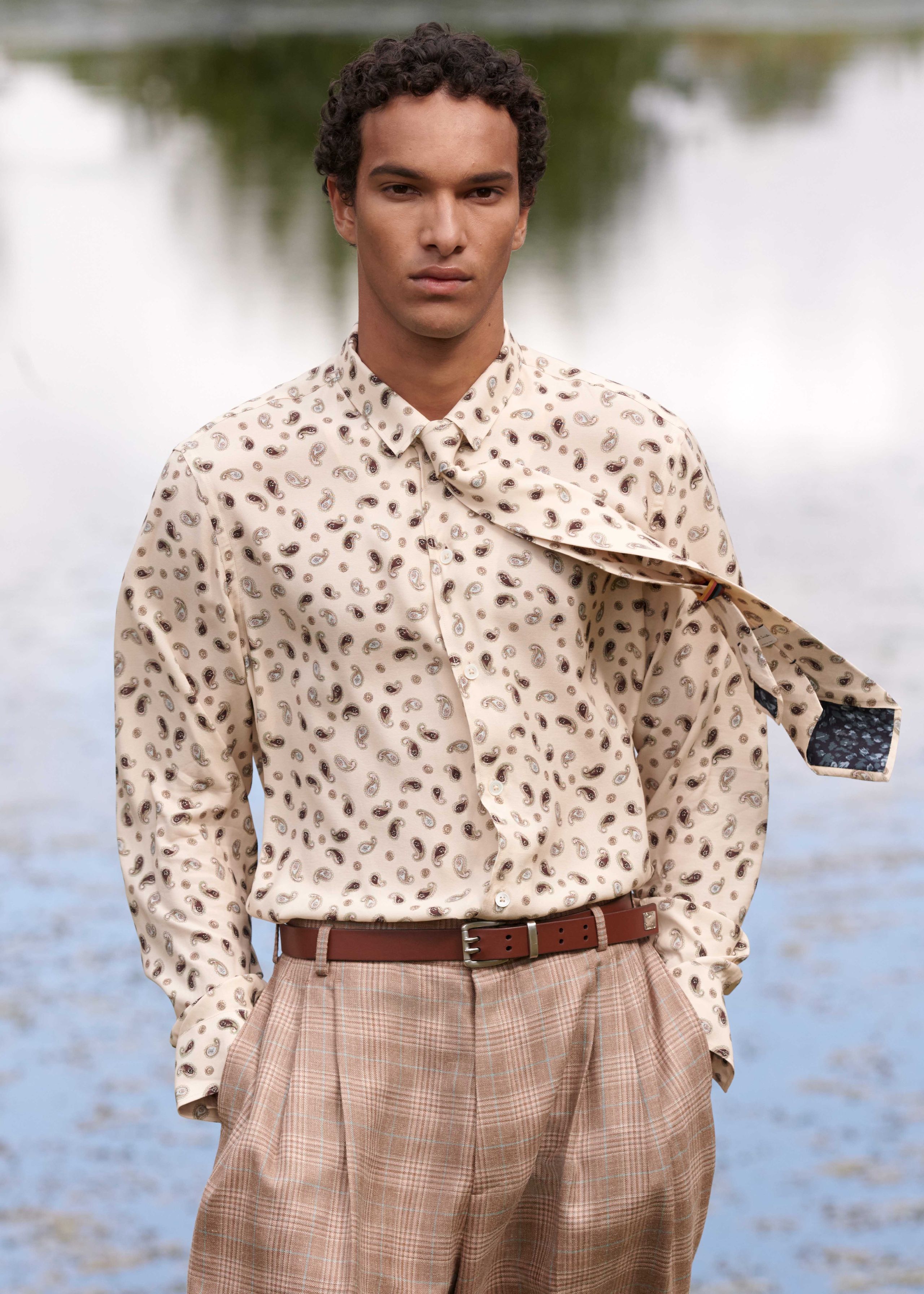 Paul Smith designer men's shirts collection showcasing the brand's signature quality and subtle design details