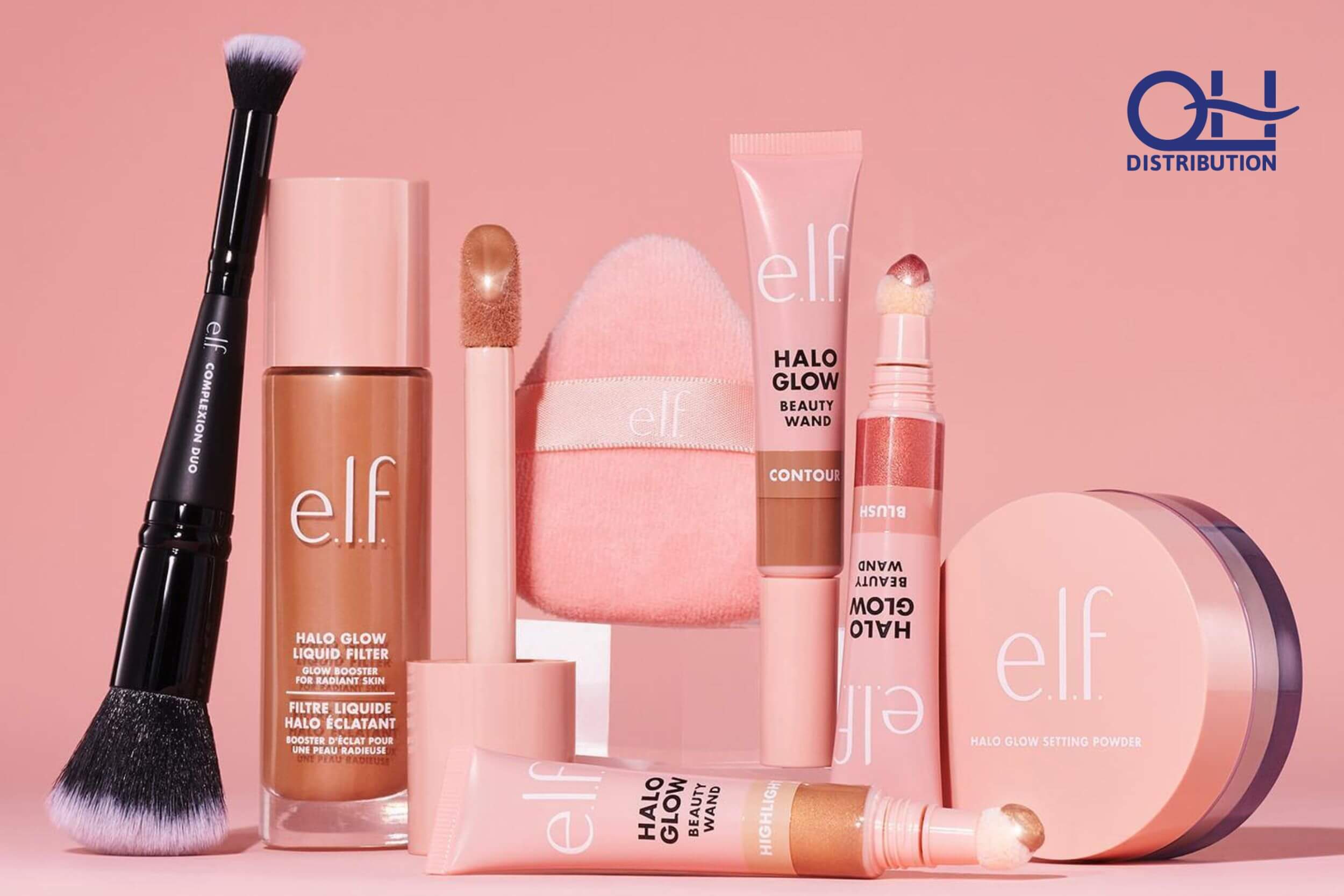 e.l.f. Cosmetics wholesale product lineup showcasing their affordable makeup range