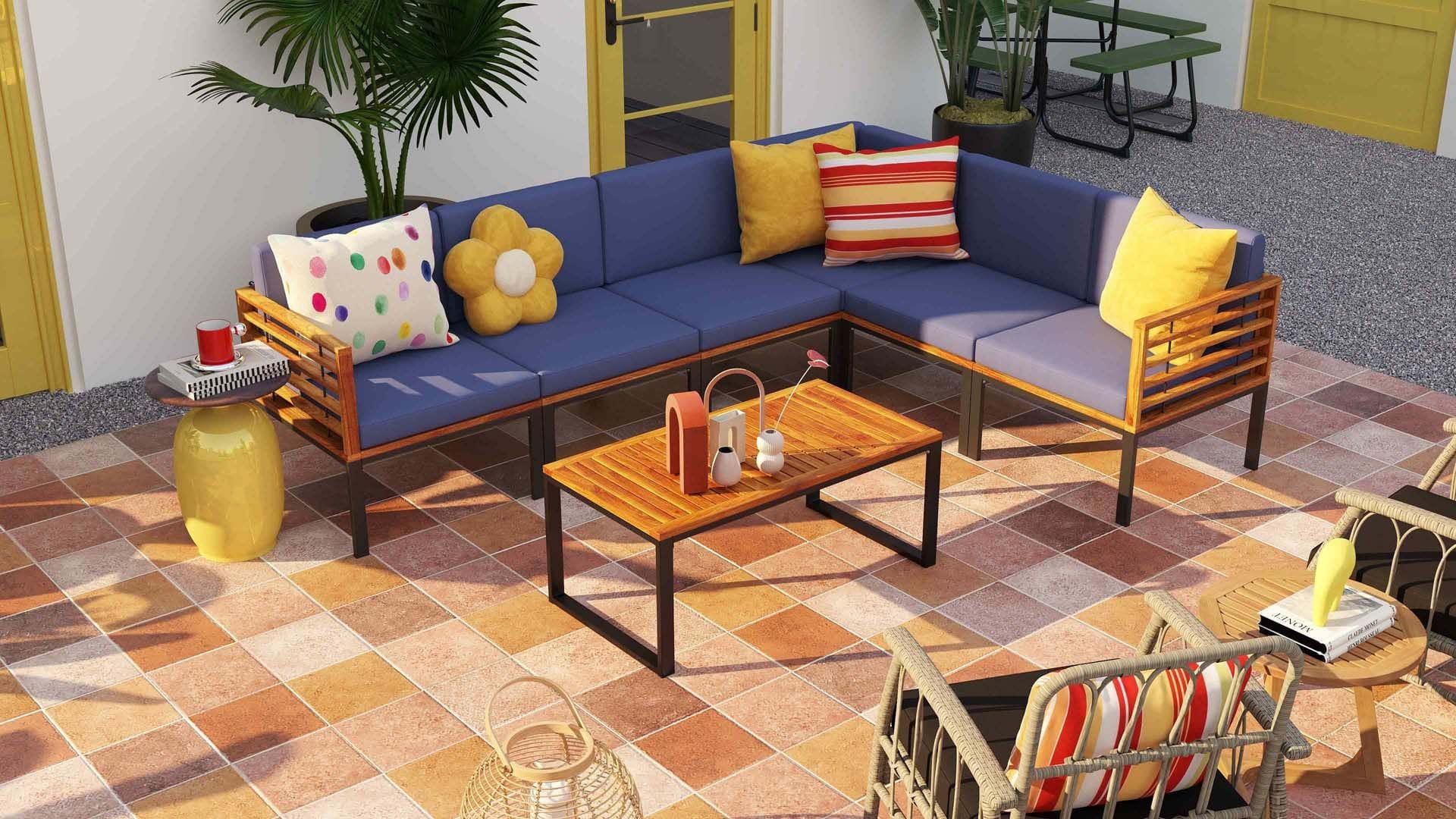 Costway online furniture store homepage showcasing various home and garden products