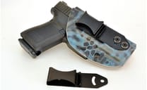 Vedder LightTuck IWB Kydex holster showing minimalist all-Kydex design with concealment claw