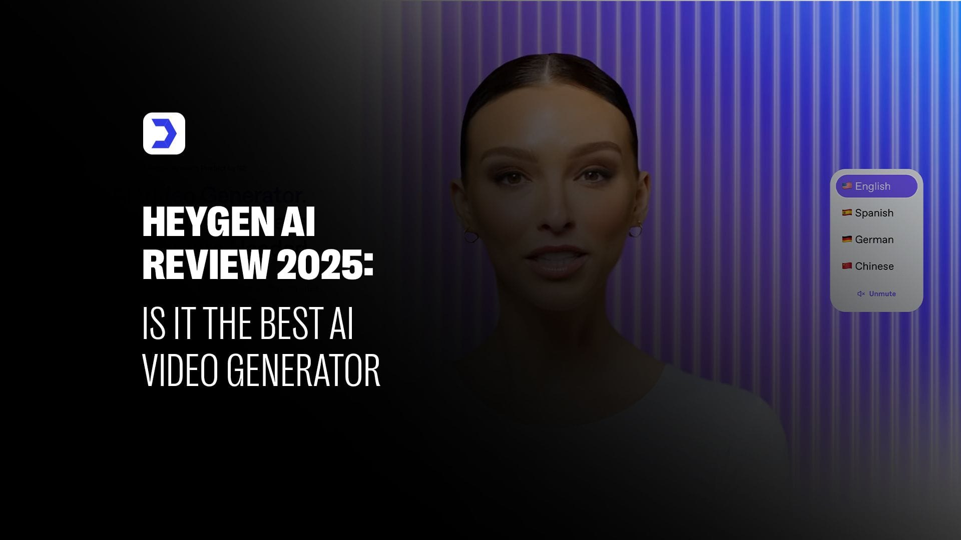 HeyGen AI video generator platform interface