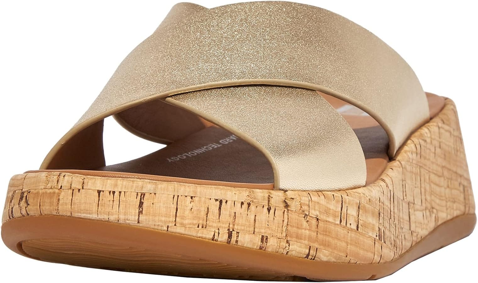 FitFlop F-Mode Flatform Sandal showcasing the brand's signature sole technology