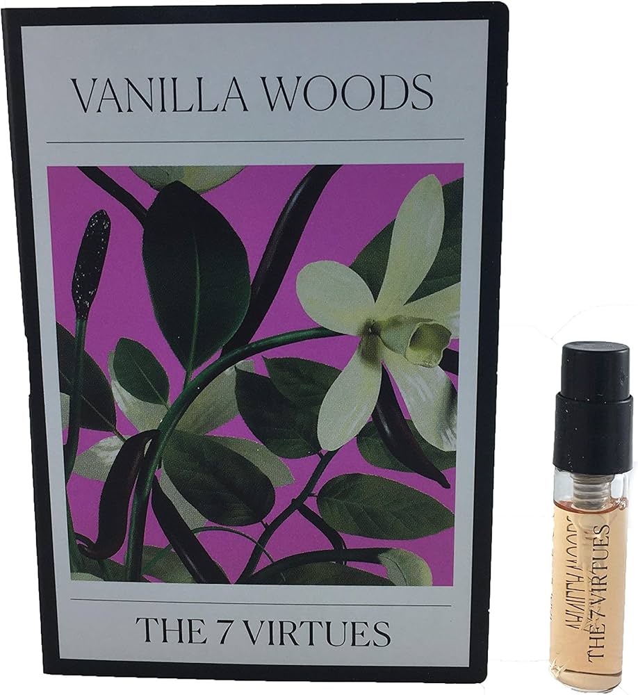 The 7 Virtues Vanilla Woods Eau de Parfum bottle - a balanced alternative to Floral Street with better longevity