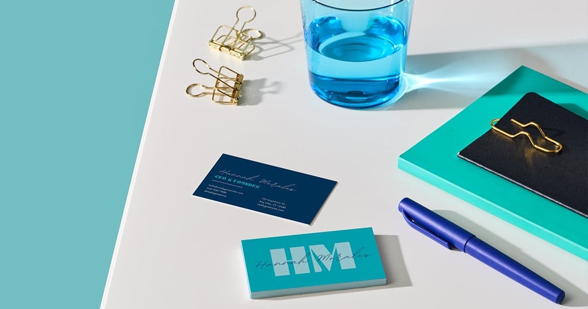 Canva Print business card design tool for beginners