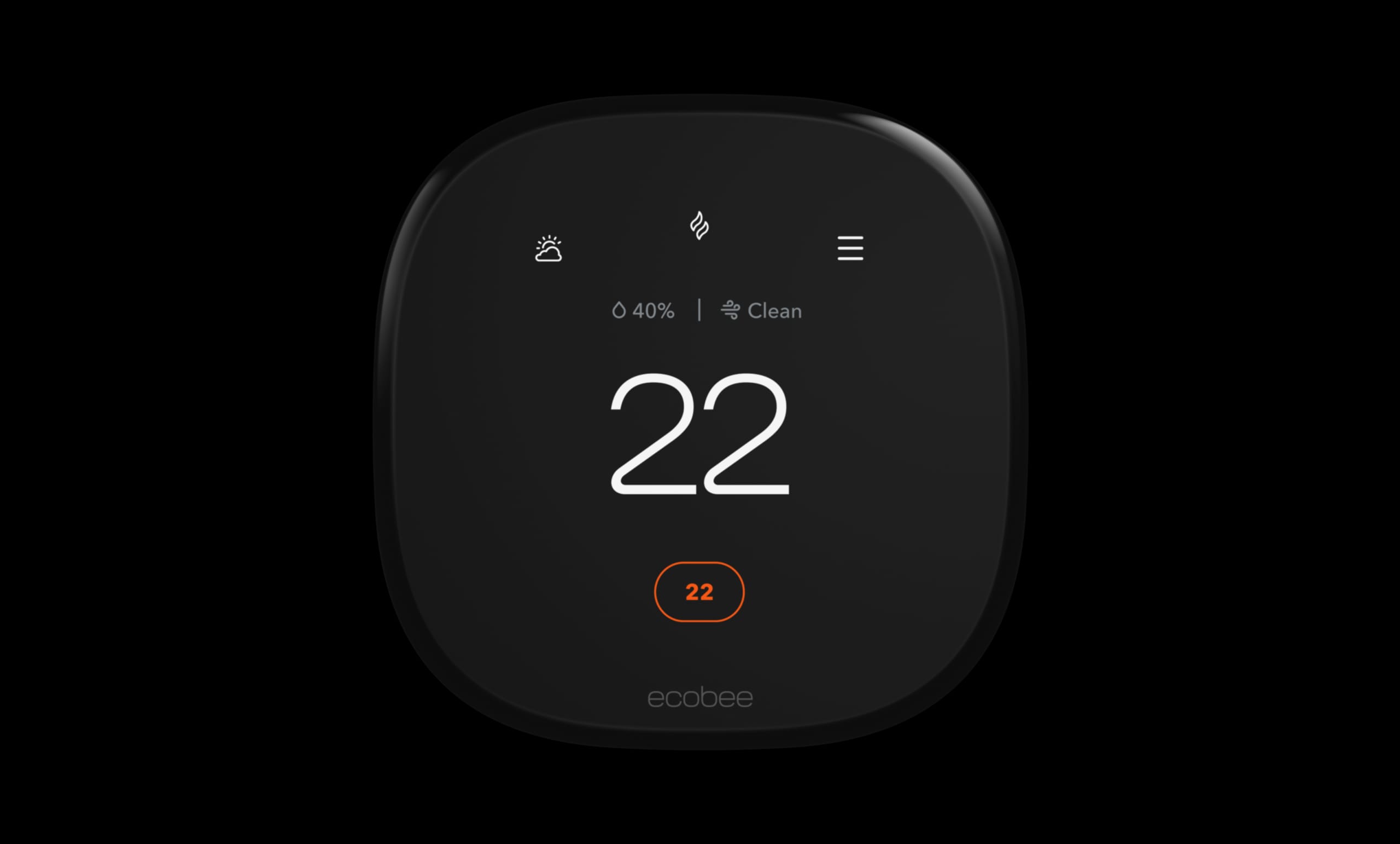 Ecobee Smart Thermostat Premium with sensor and wall mount