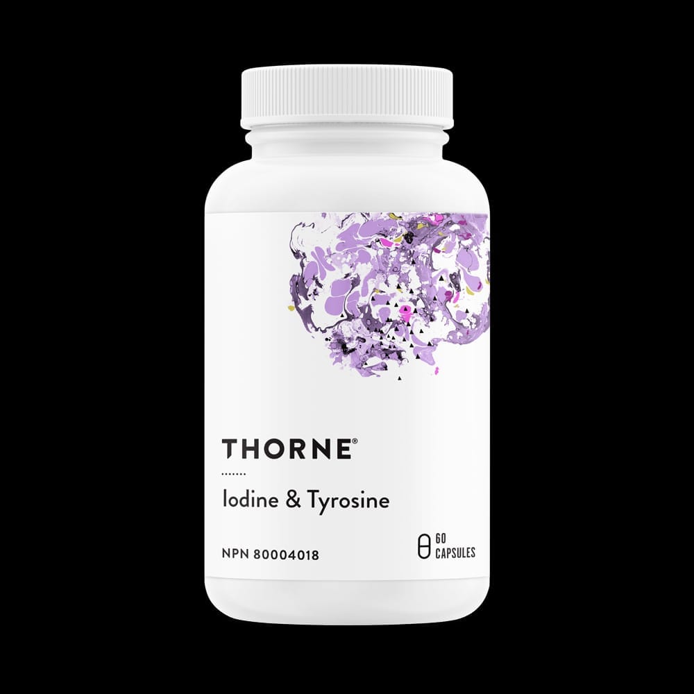 Thorne Research Iodine and Tyrosine Supplement Bottle