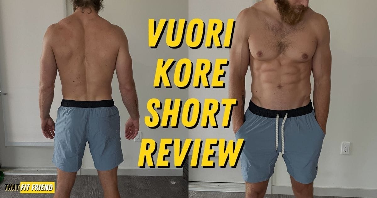 Vuori Kore Short review - athleisure men's shorts