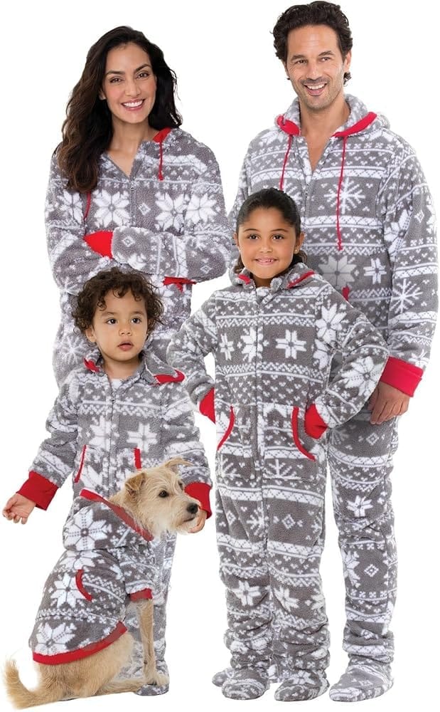 Pajamagram matching family pajamas gift set with holiday theme