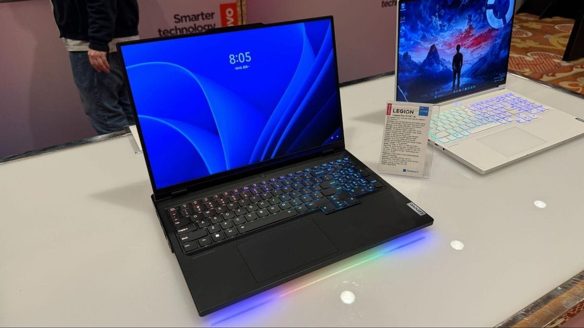 Lenovo Legion gaming laptop lineup showcasing high-performance design with advanced cooling