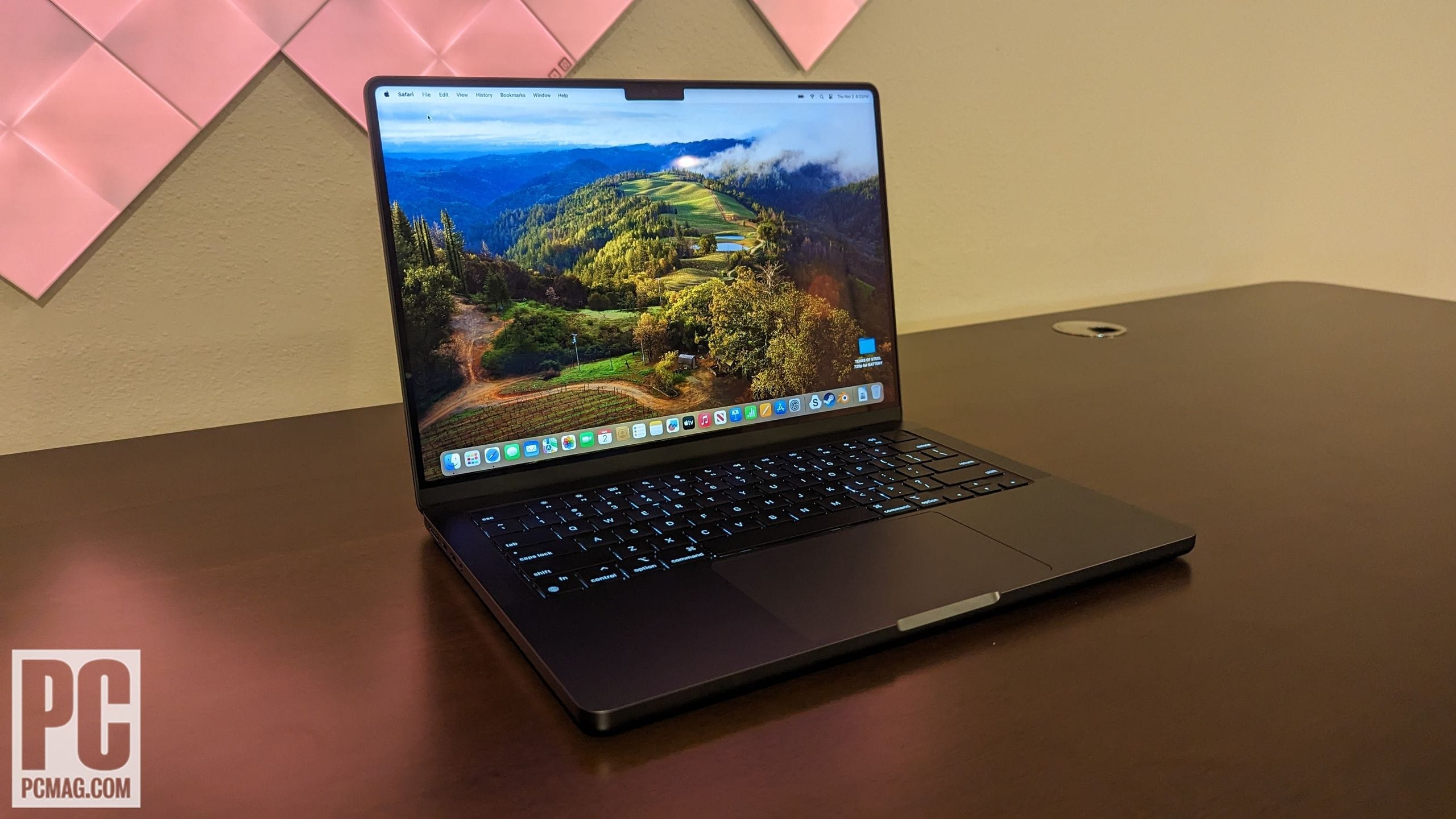 Apple MacBook Pro 14-inch with M3 Pro chip showcasing its Liquid Retina XDR display