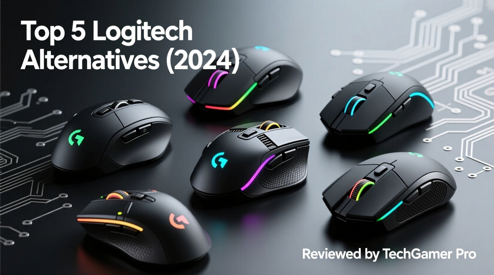 Gaming peripherals comparison - Logitech alternatives including Razer, Corsair, and other brands