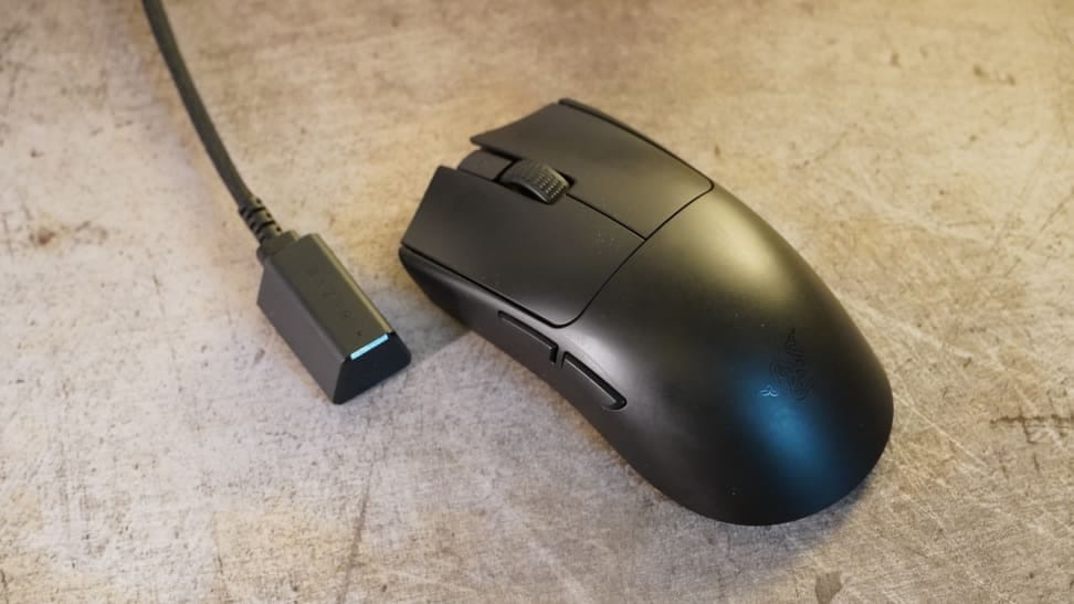 Razer Viper V3 Pro wireless gaming mouse review - close-up shot