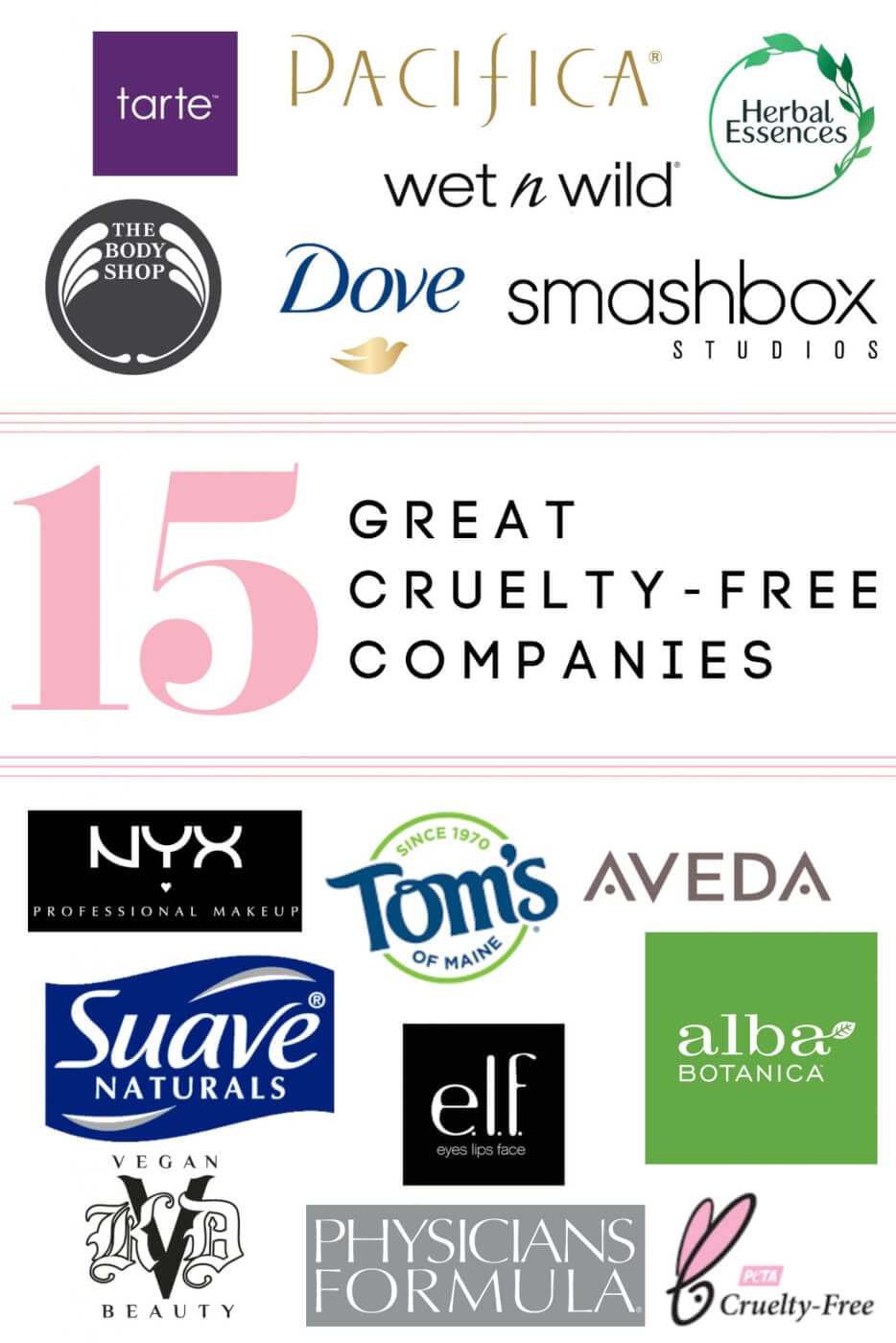 Cruelty-free cosmetics brands recommended by PETA