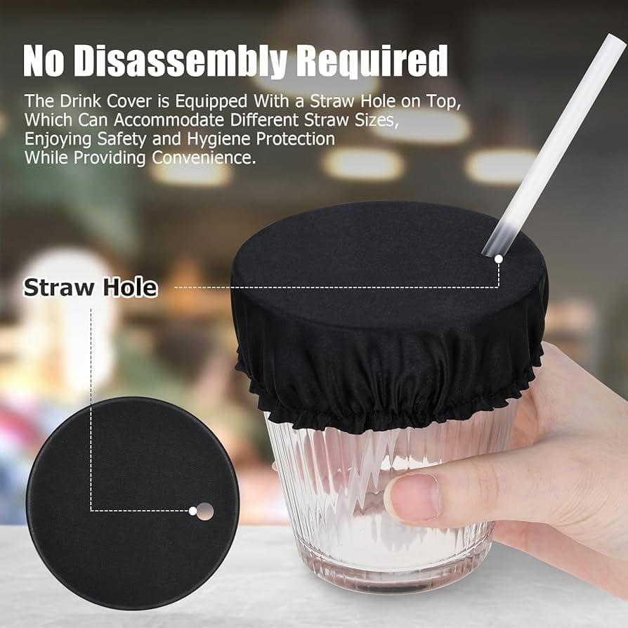 Amazon multi-pack drink cover scrunchies for drink spiking prevention