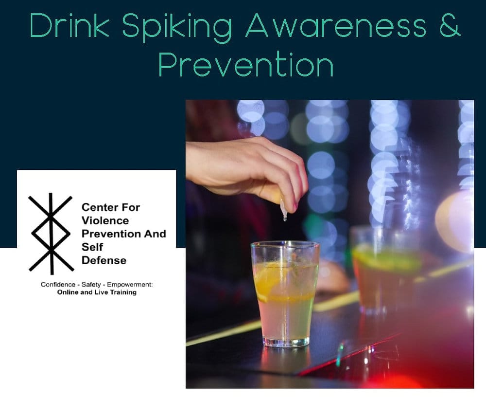 Drink spiking statistics and awareness prevention infographic