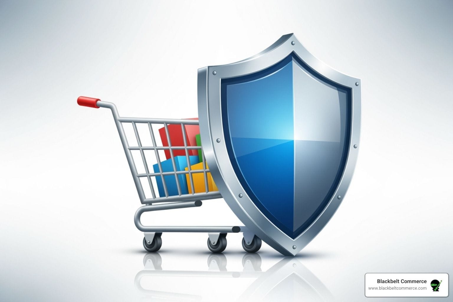 E-commerce fraud prevention and cybersecurity concept