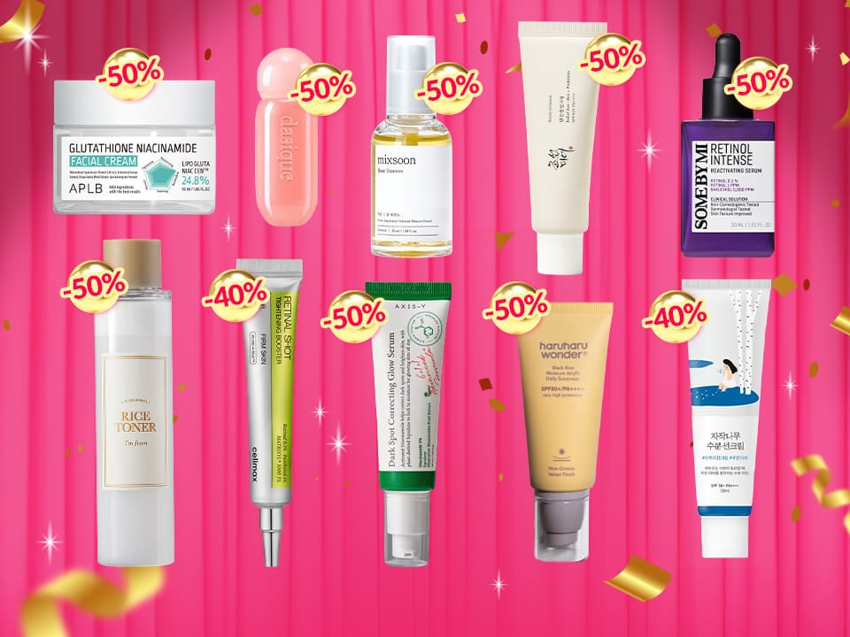 YesStyle Korean Beauty and Skincare Product Selection