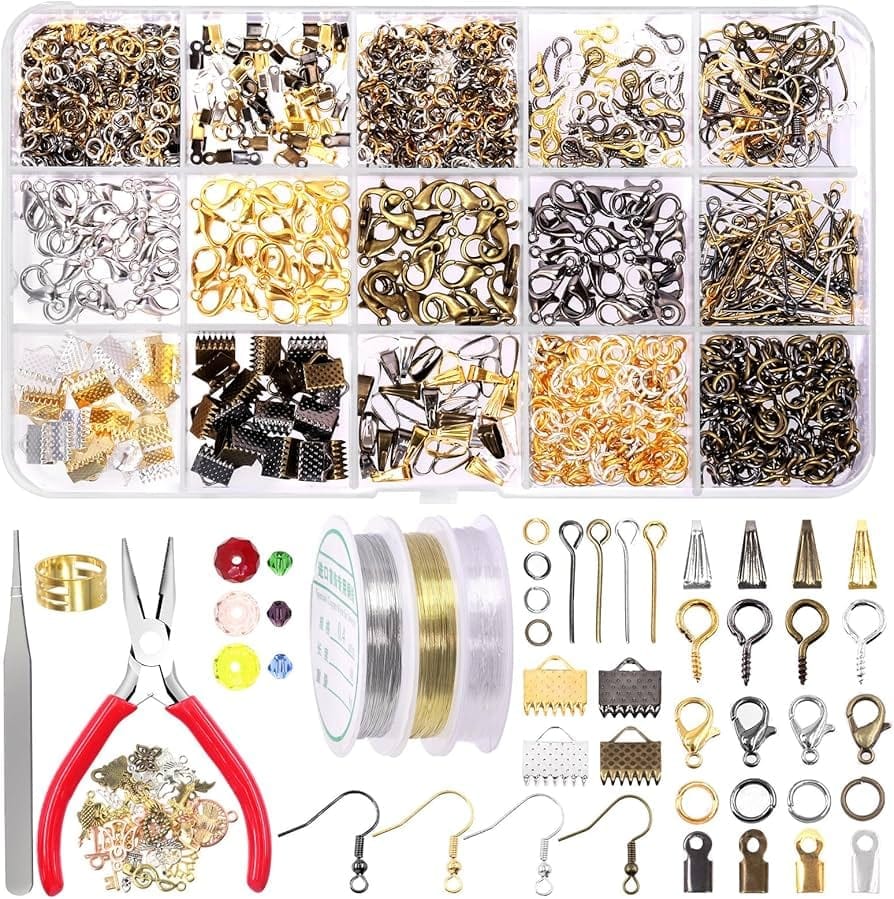 Jewelry making supplies and beading kit components