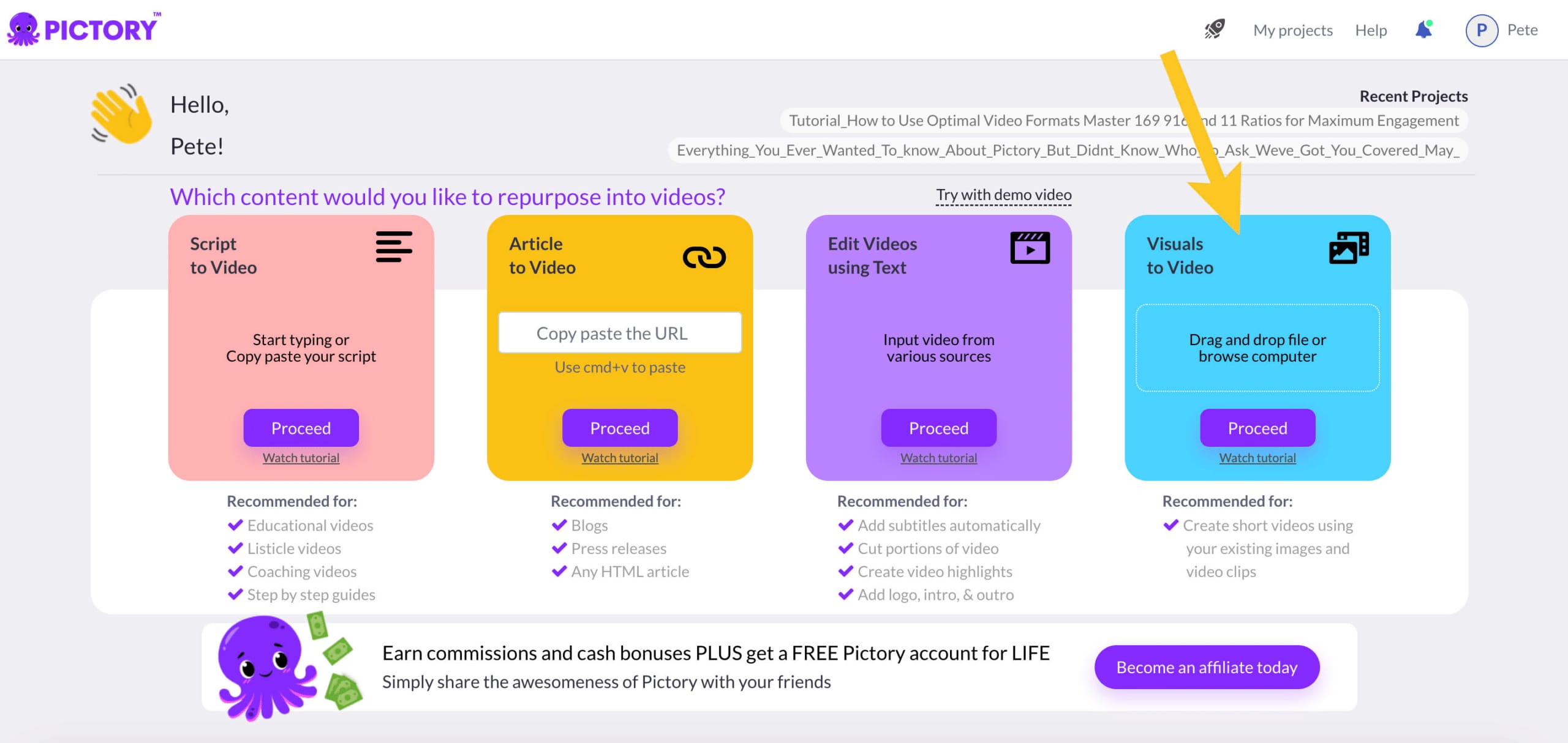 How to create videos in minutes using AI with Pictory workflow