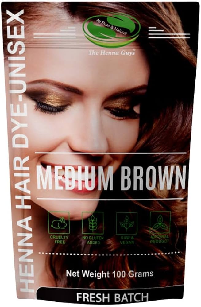 The Henna Guys Medium Brown Henna Hair and Beard Color product