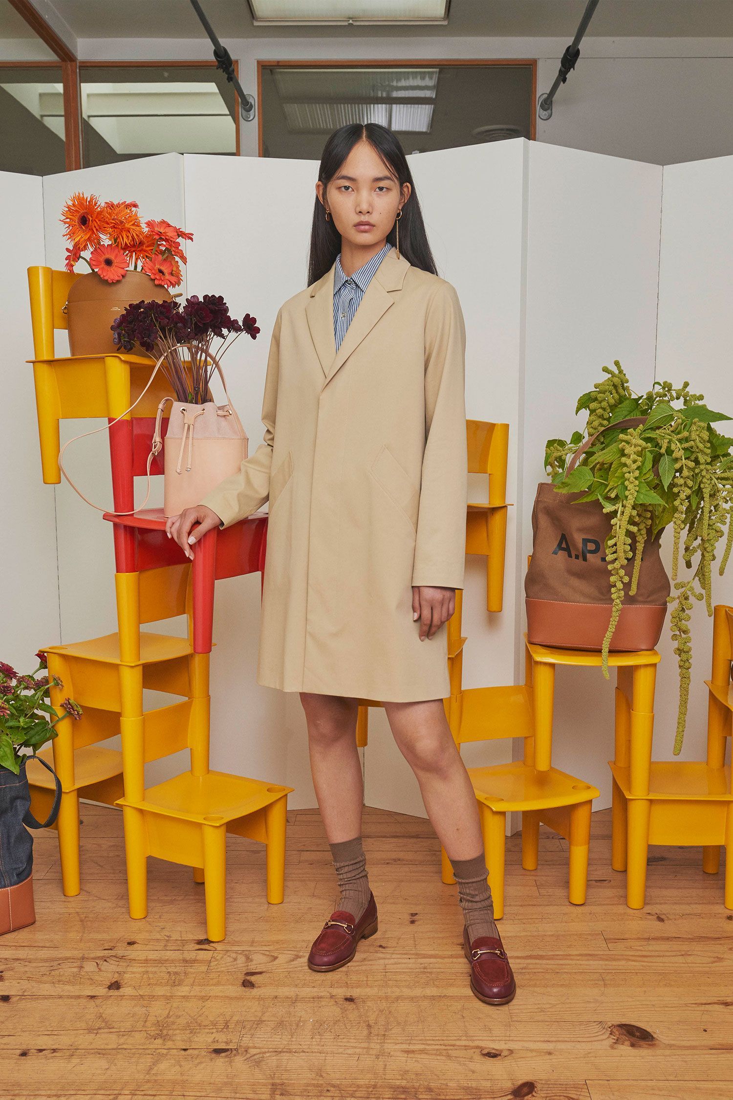A.P.C. minimalist fashion showcasing durable, timeless design