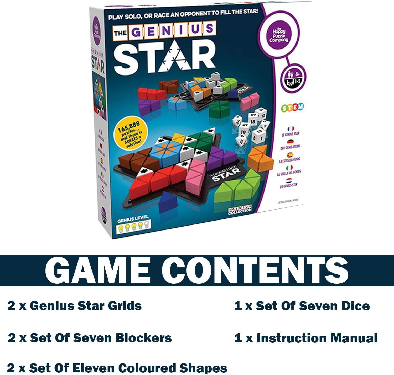 The Genius Star puzzle game from The Happy Puzzle Company