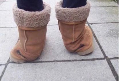 UGG boot heel collapse and structural degradation issues