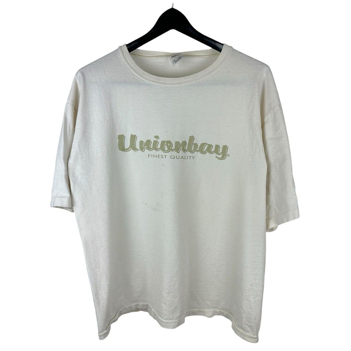 Vintage 90s UNIONBAY logo graphic shirt showcasing the brand's original era