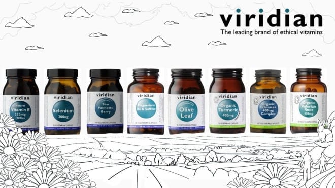 Viridian Nutrition supplements range from the Nourish blog