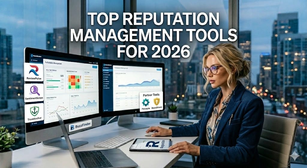 Online reputation management software tools dashboard overview for 2026