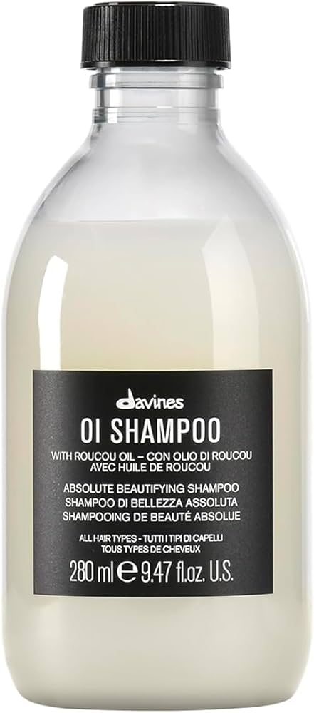 Davines OI Shampoo product with Roucou Oil