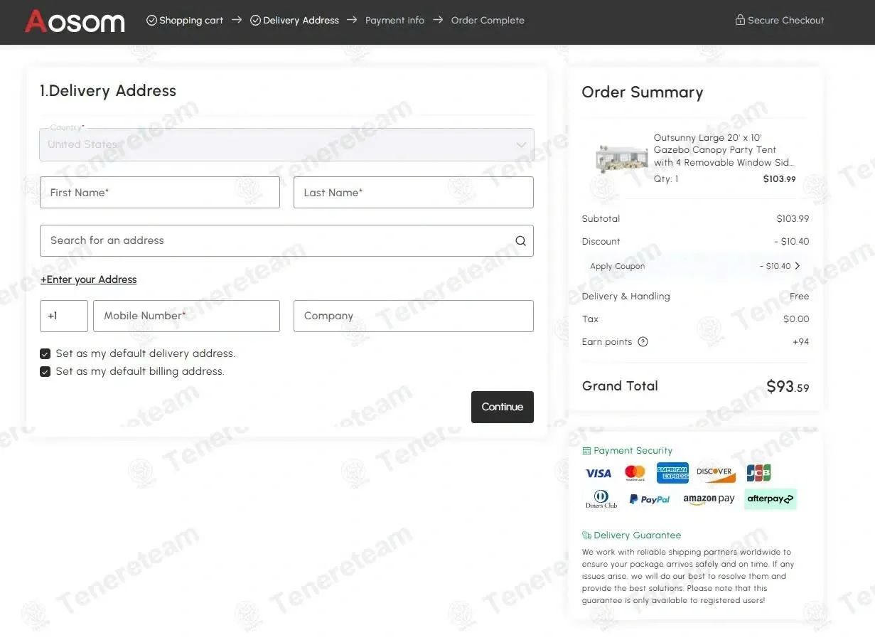 Aosom.com coupon code tested September 2026 – Coupons Scout