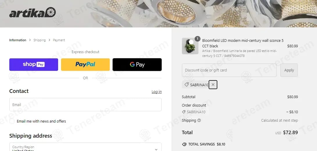 Artika coupon code tested September 2026 – Coupons Scout