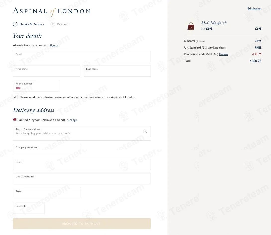 Aspinal of London coupon code tested June 2026 – Coupons Scout
