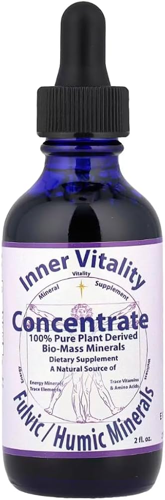 Morningstar Minerals Inner Vitality fulvic humic concentrate liquid trace minerals bottle