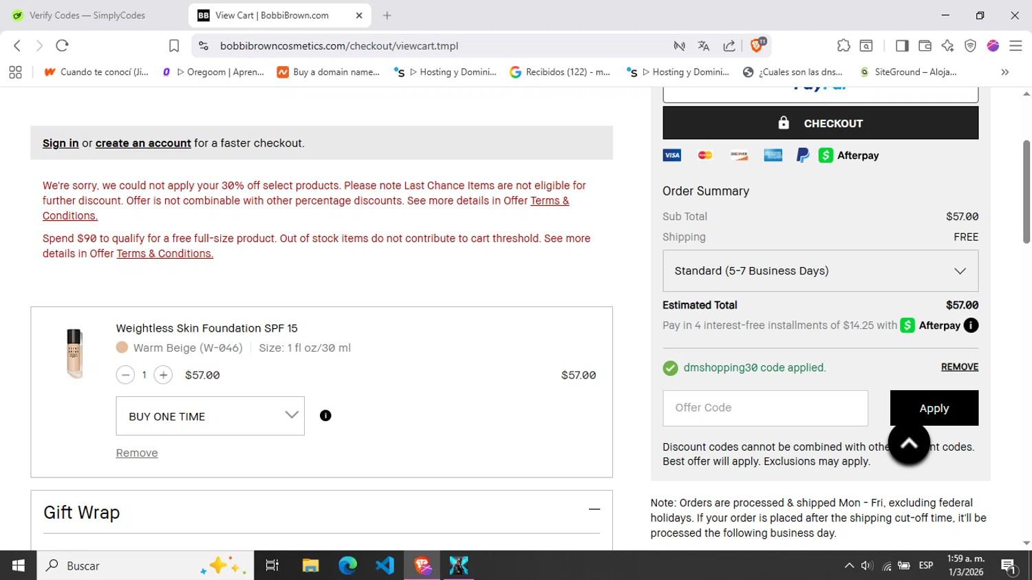 Bobbi Brown CA coupon code tested September 2026 – Coupons Scout