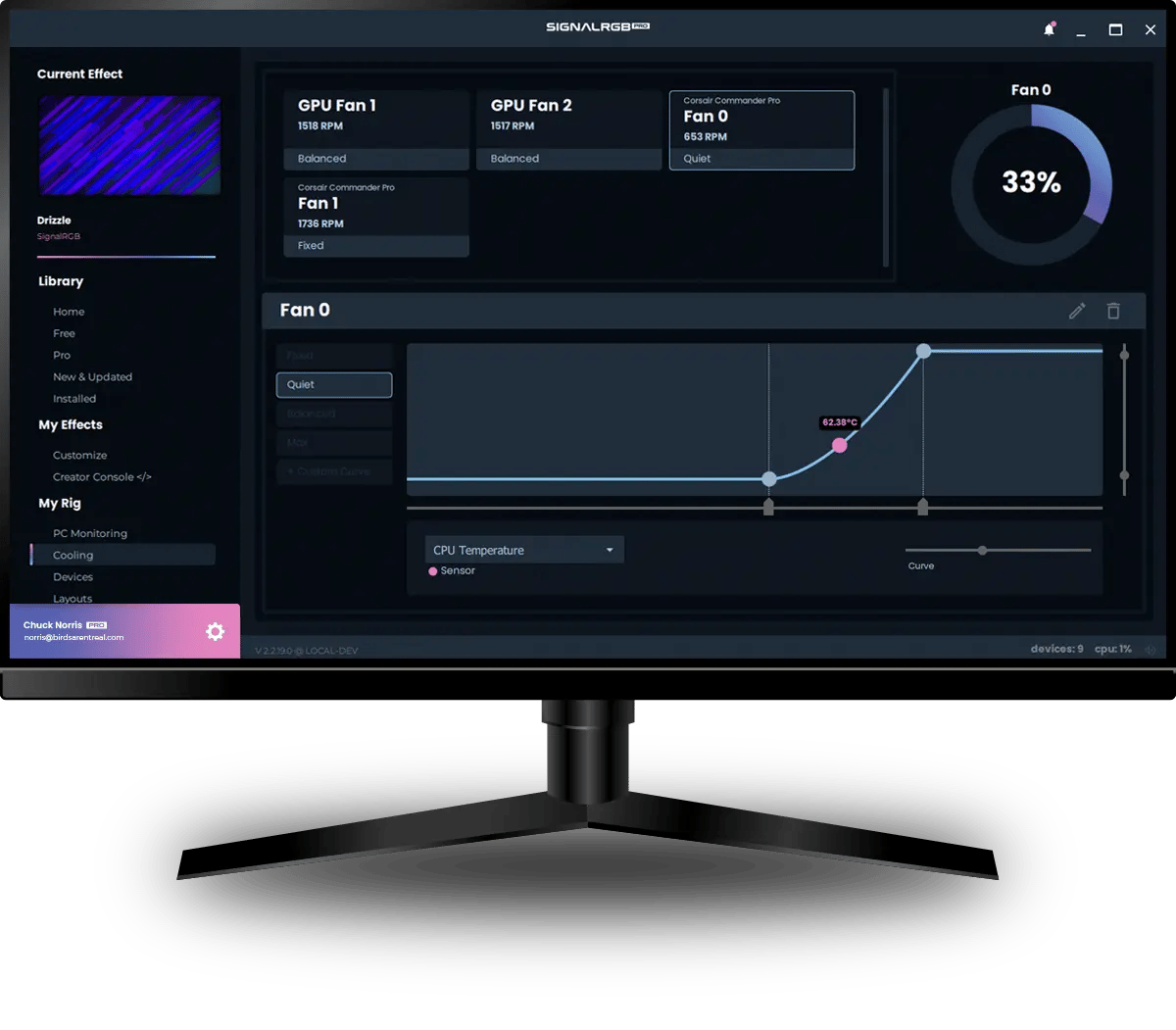 SignalRGB software interface unified RGB control across multiple brand peripherals and devices